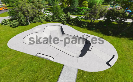 Concrete skatepark 390113