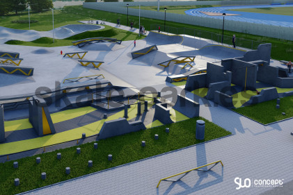 Proyecto de skatepark de hormigón - Minsk Mazowiecki