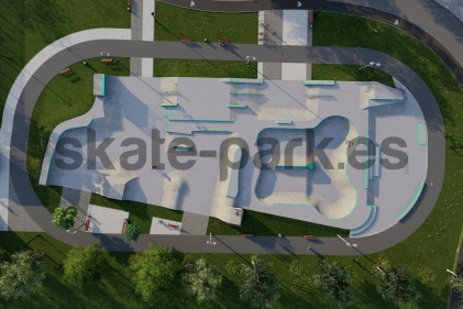 Proyecto de skatepark de hormigón - Zielonka