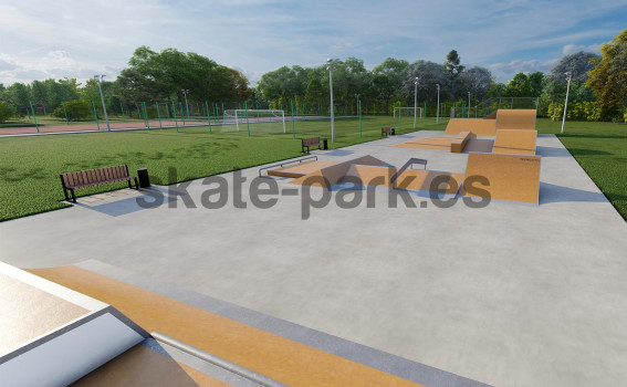 Proyecto de skatepark modular - Szczucin