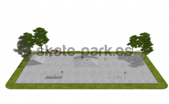 Skatepark betonowy OF2008016NW