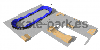Skatepark modułowy OF2006122NW